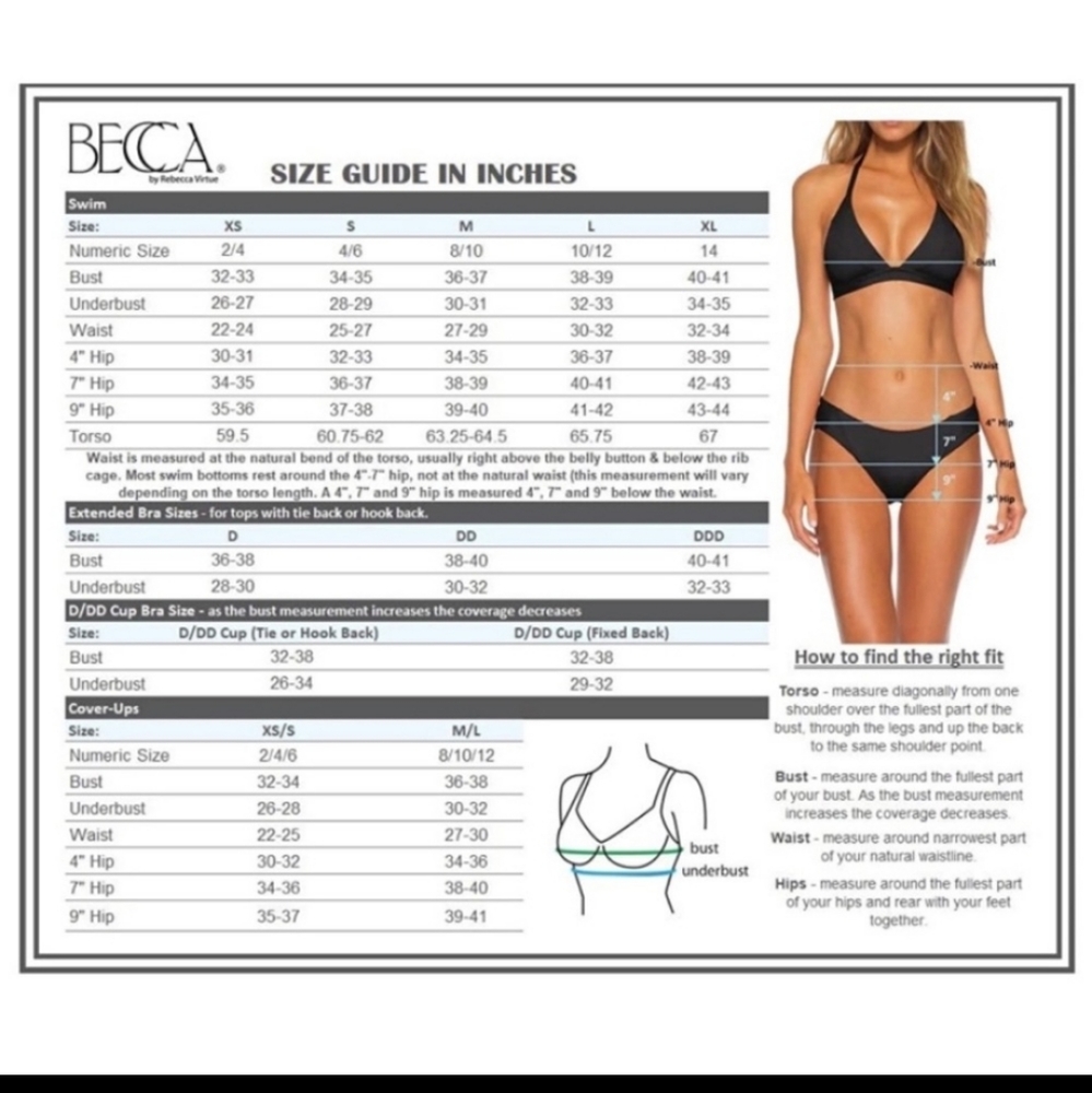 New Becca Color Code Split Strap Halter Bikini Top - image 6
